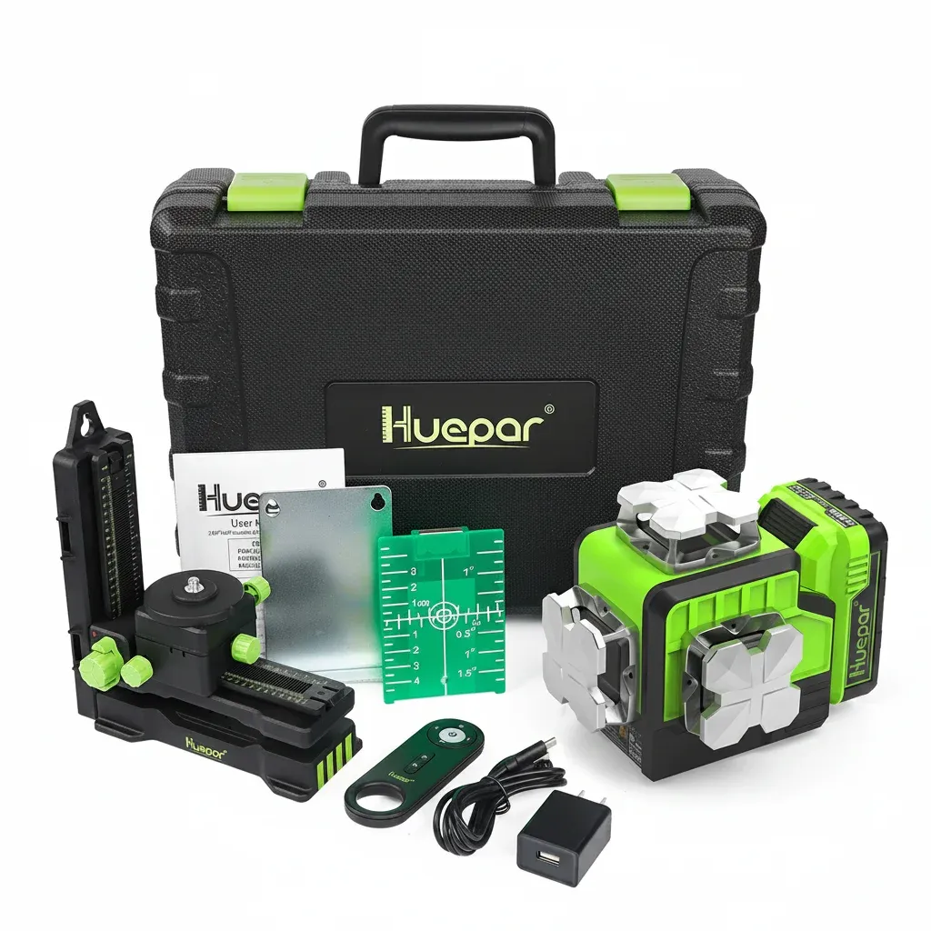 Setup and calibration guide for laser level accuracy