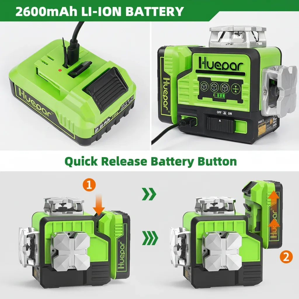 Cost-effective professional laser level for construction professionals